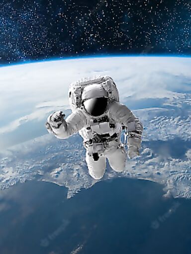astronaut outer open space planet earth stars provide background erforming space planet earth sunris